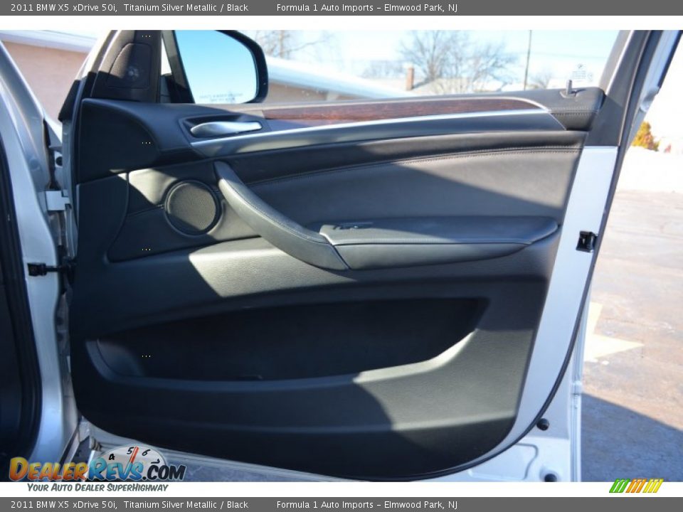2011 BMW X5 xDrive 50i Titanium Silver Metallic / Black Photo #21