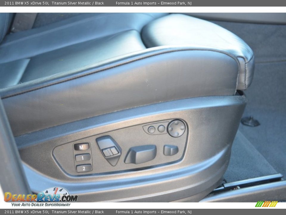 2011 BMW X5 xDrive 50i Titanium Silver Metallic / Black Photo #22