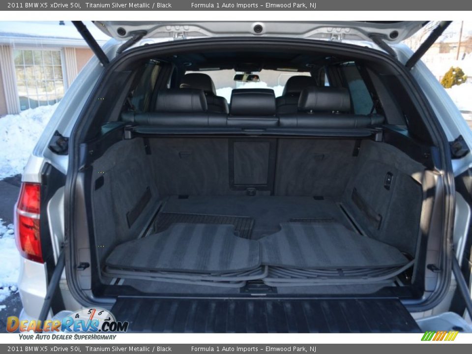 2011 BMW X5 xDrive 50i Titanium Silver Metallic / Black Photo #24