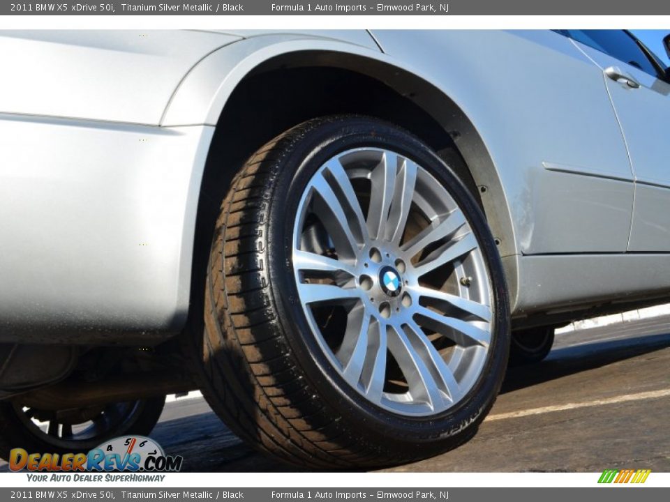 2011 BMW X5 xDrive 50i Titanium Silver Metallic / Black Photo #29