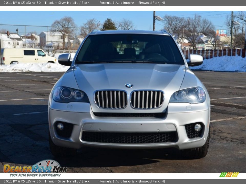 2011 BMW X5 xDrive 50i Titanium Silver Metallic / Black Photo #33