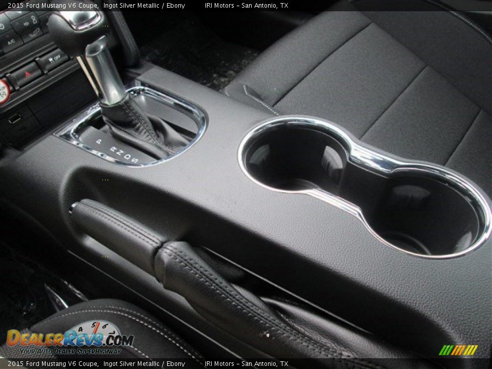 2015 Ford Mustang V6 Coupe Ingot Silver Metallic / Ebony Photo #21