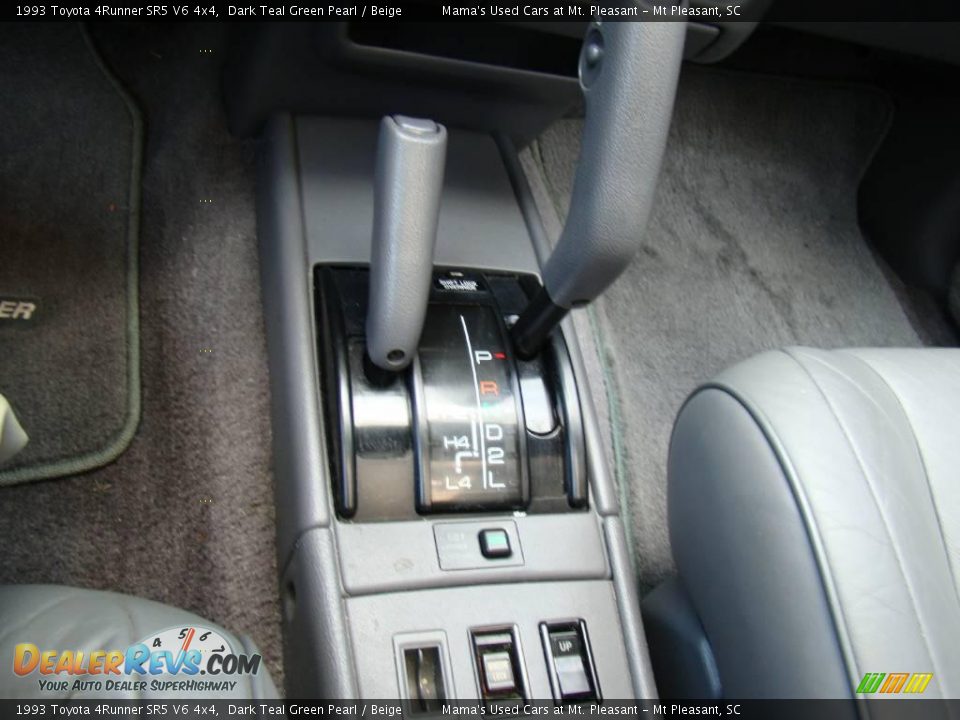 1993 Toyota 4Runner SR5 V6 4x4 Dark Teal Green Pearl / Beige Photo #18