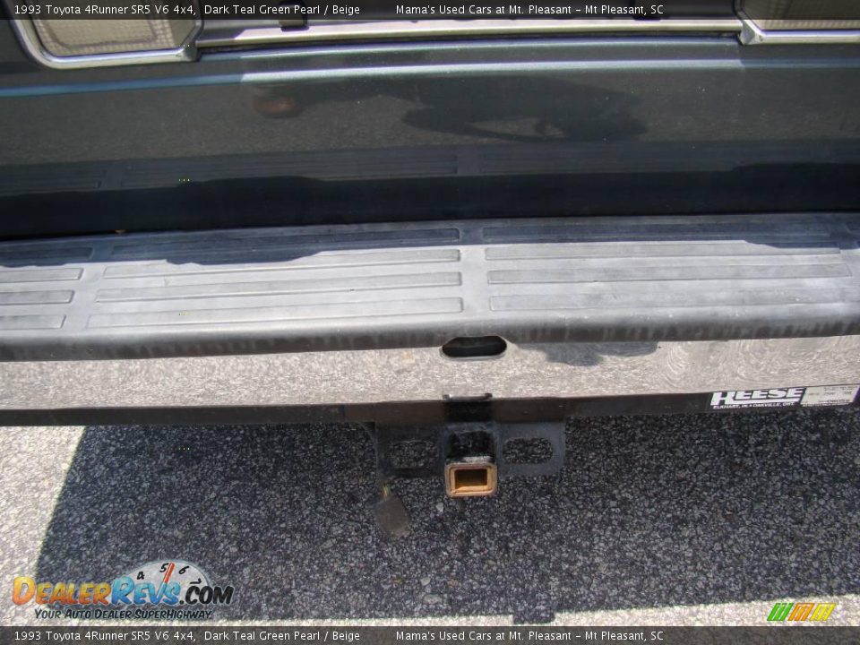 1993 Toyota 4Runner SR5 V6 4x4 Dark Teal Green Pearl / Beige Photo #29