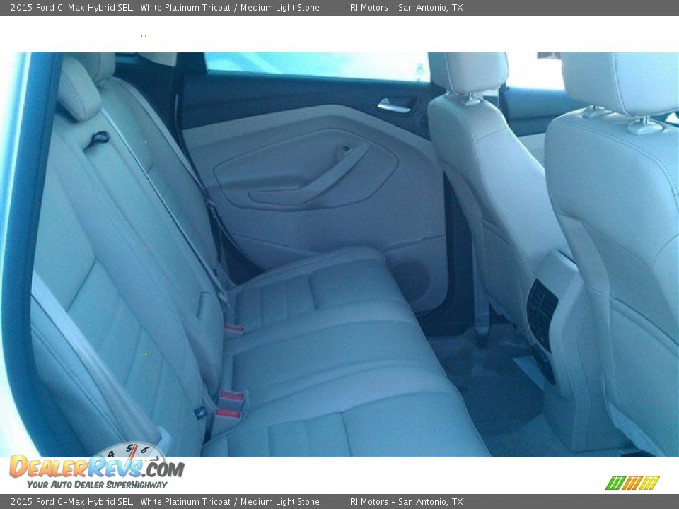 2015 Ford C-Max Hybrid SEL White Platinum Tricoat / Medium Light Stone Photo #8
