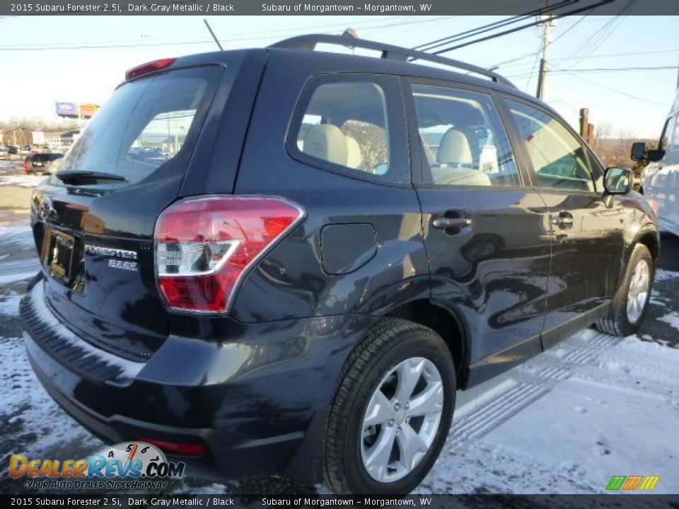 2015 Subaru Forester 2.5i Dark Gray Metallic / Black Photo #3