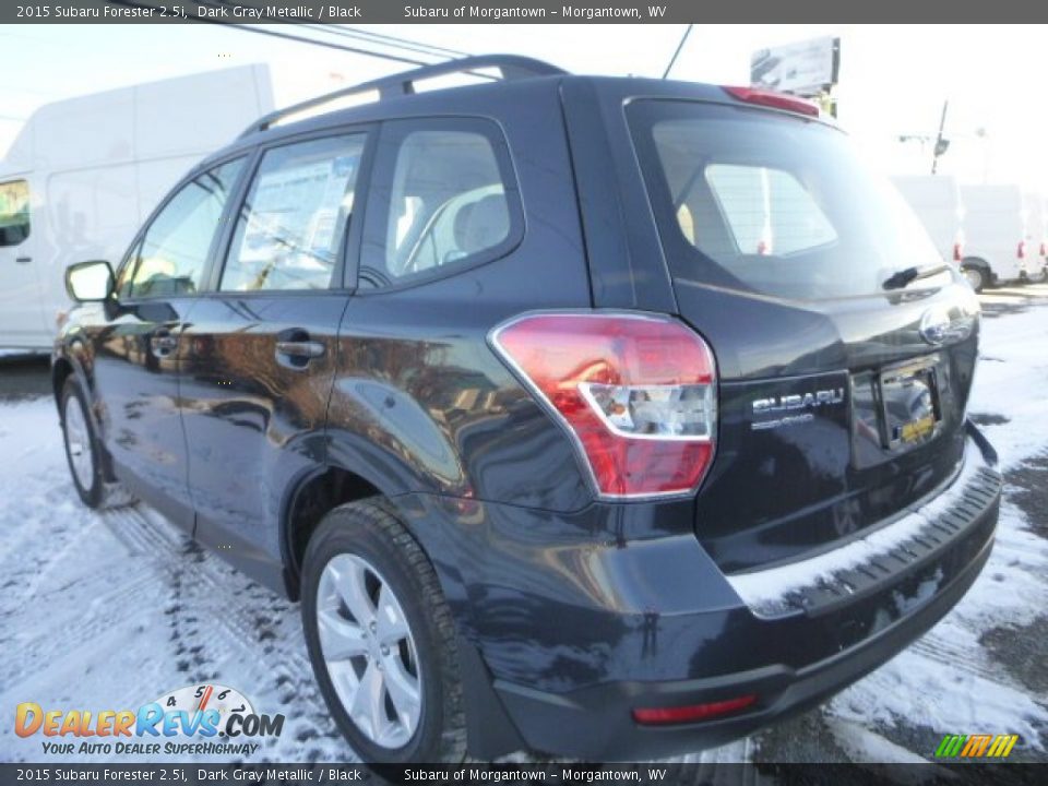 2015 Subaru Forester 2.5i Dark Gray Metallic / Black Photo #5