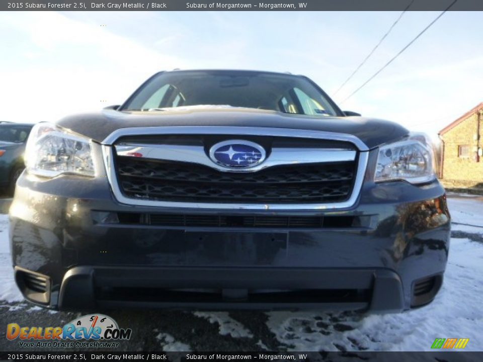 2015 Subaru Forester 2.5i Dark Gray Metallic / Black Photo #6