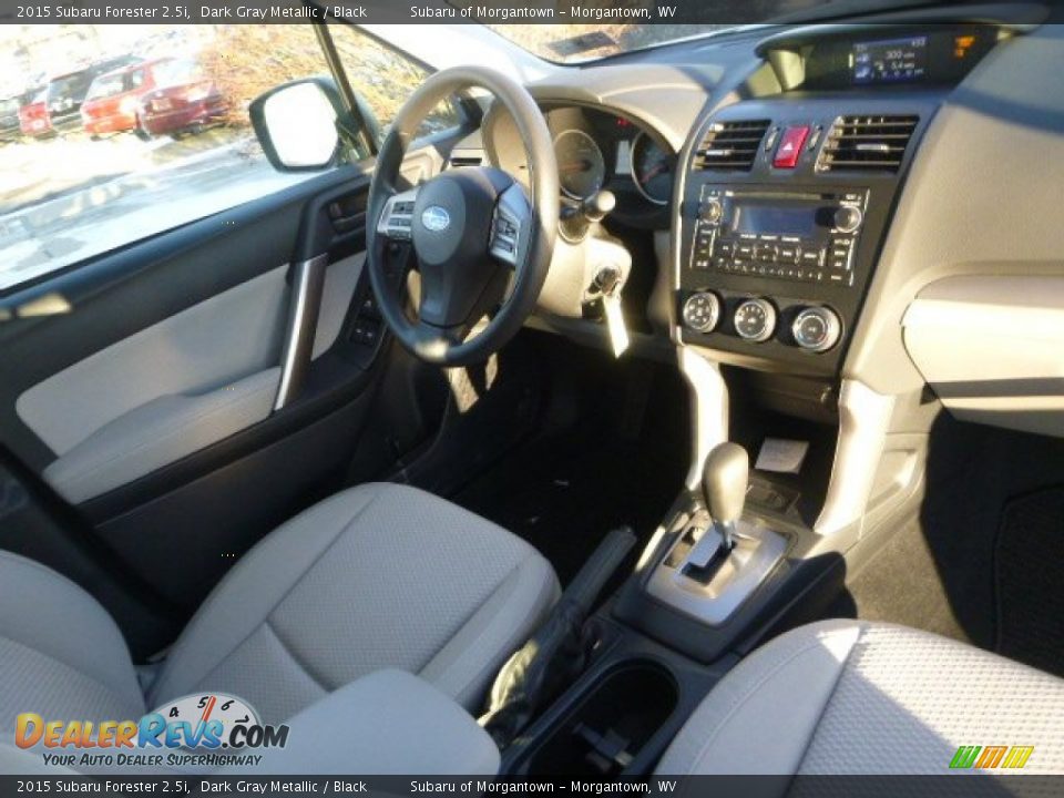 2015 Subaru Forester 2.5i Dark Gray Metallic / Black Photo #9
