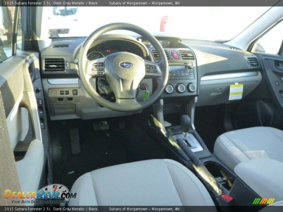 2015 Subaru Forester 2.5i Dark Gray Metallic / Black Photo #12