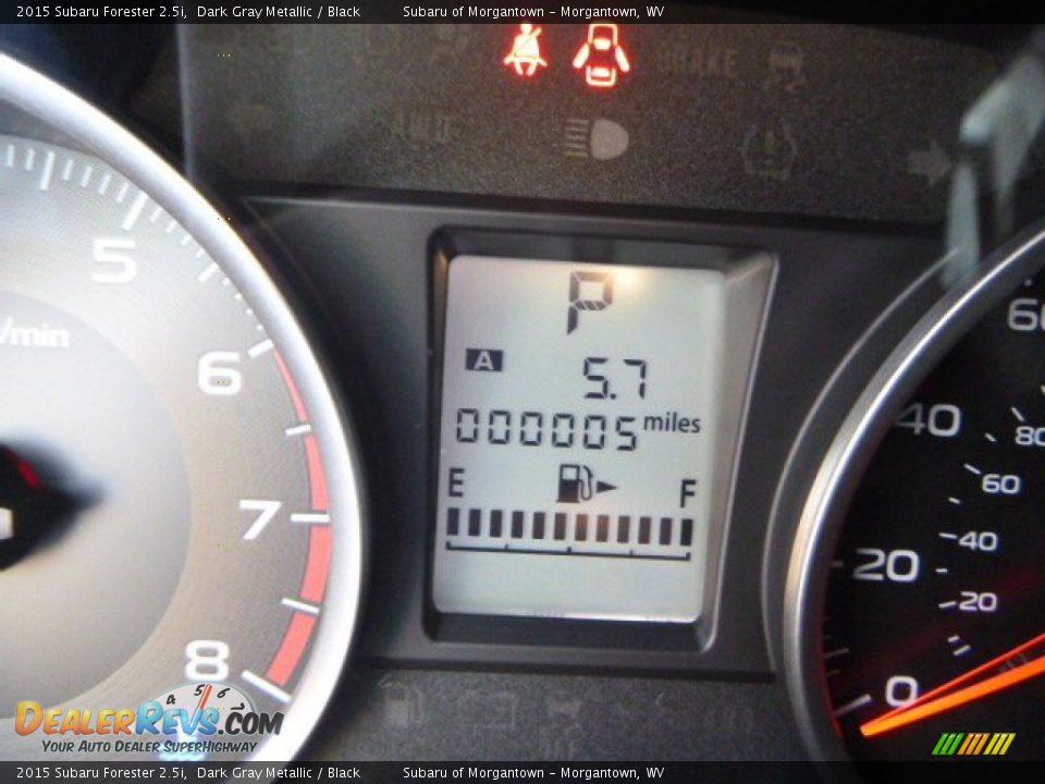 2015 Subaru Forester 2.5i Dark Gray Metallic / Black Photo #17