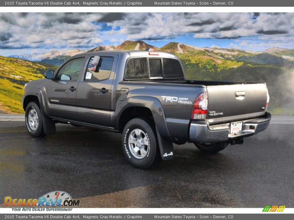 2015 Toyota Tacoma V6 Double Cab 4x4 Magnetic Gray Metallic / Graphite Photo #3