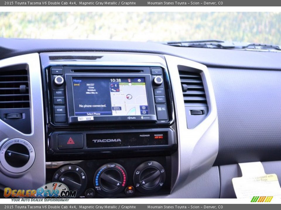 2015 Toyota Tacoma V6 Double Cab 4x4 Magnetic Gray Metallic / Graphite Photo #6