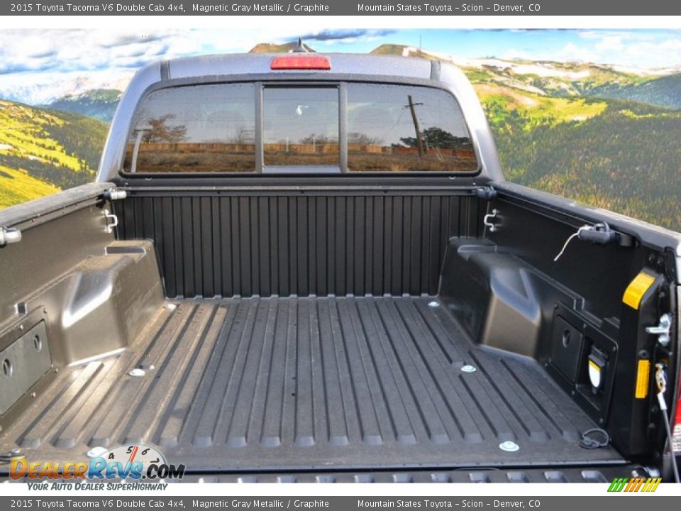 2015 Toyota Tacoma V6 Double Cab 4x4 Magnetic Gray Metallic / Graphite Photo #8
