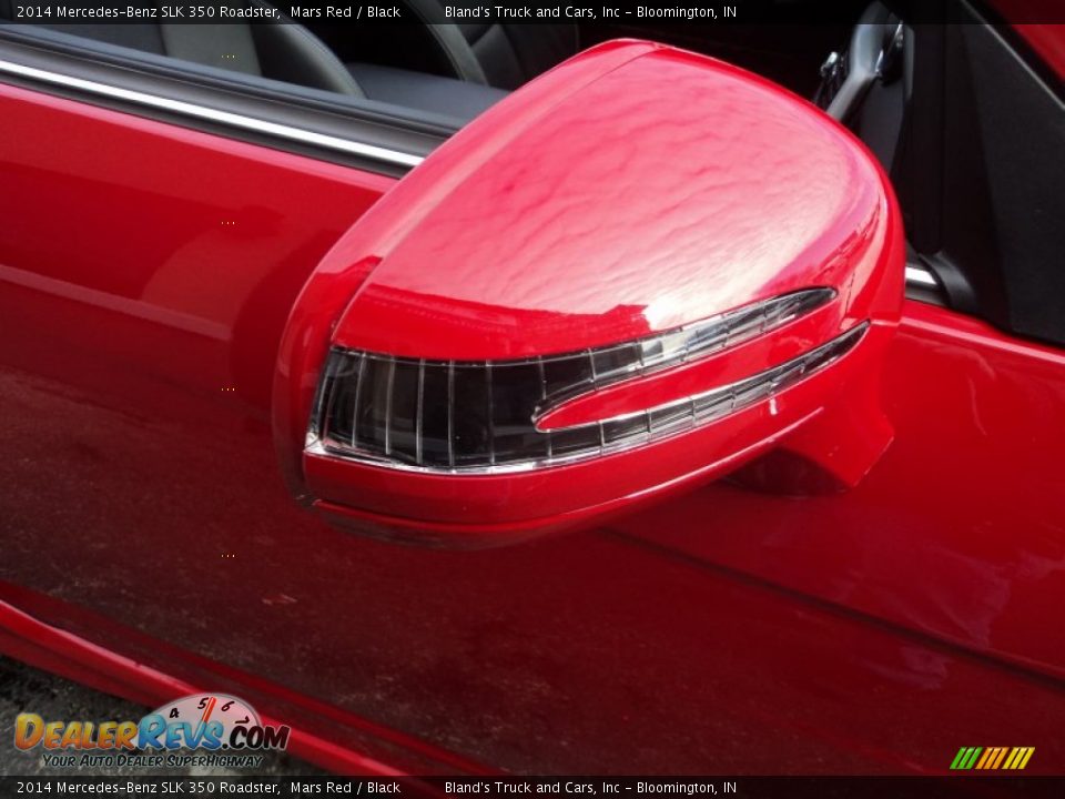 2014 Mercedes-Benz SLK 350 Roadster Mars Red / Black Photo #25