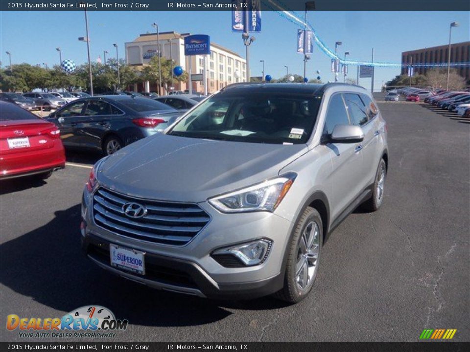 2015 Hyundai Santa Fe Limited Iron Frost / Gray Photo #3