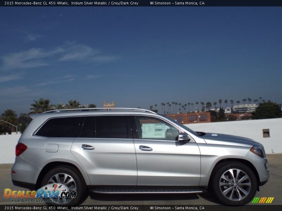 2015 Mercedes-Benz GL 450 4Matic Iridium Silver Metallic / Grey/Dark Grey Photo #3