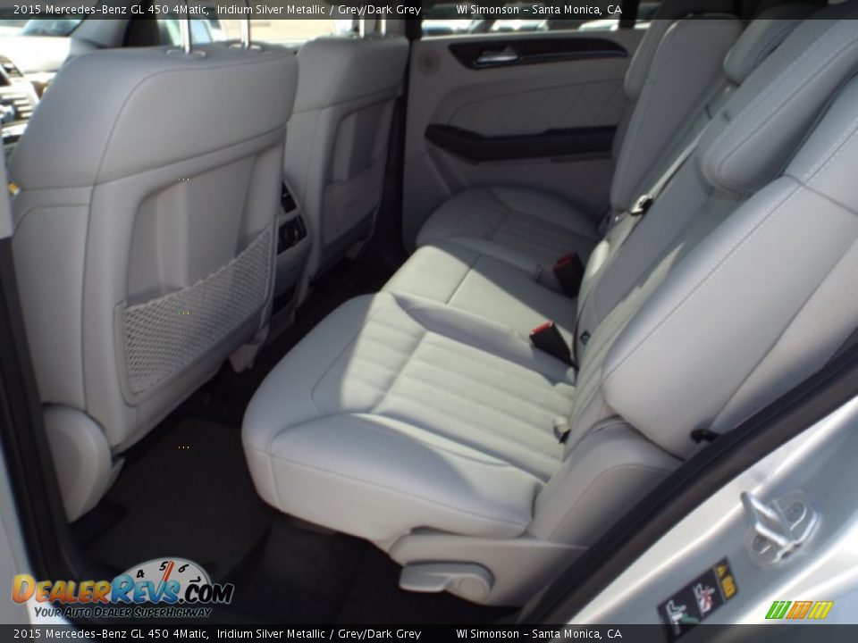2015 Mercedes-Benz GL 450 4Matic Iridium Silver Metallic / Grey/Dark Grey Photo #8