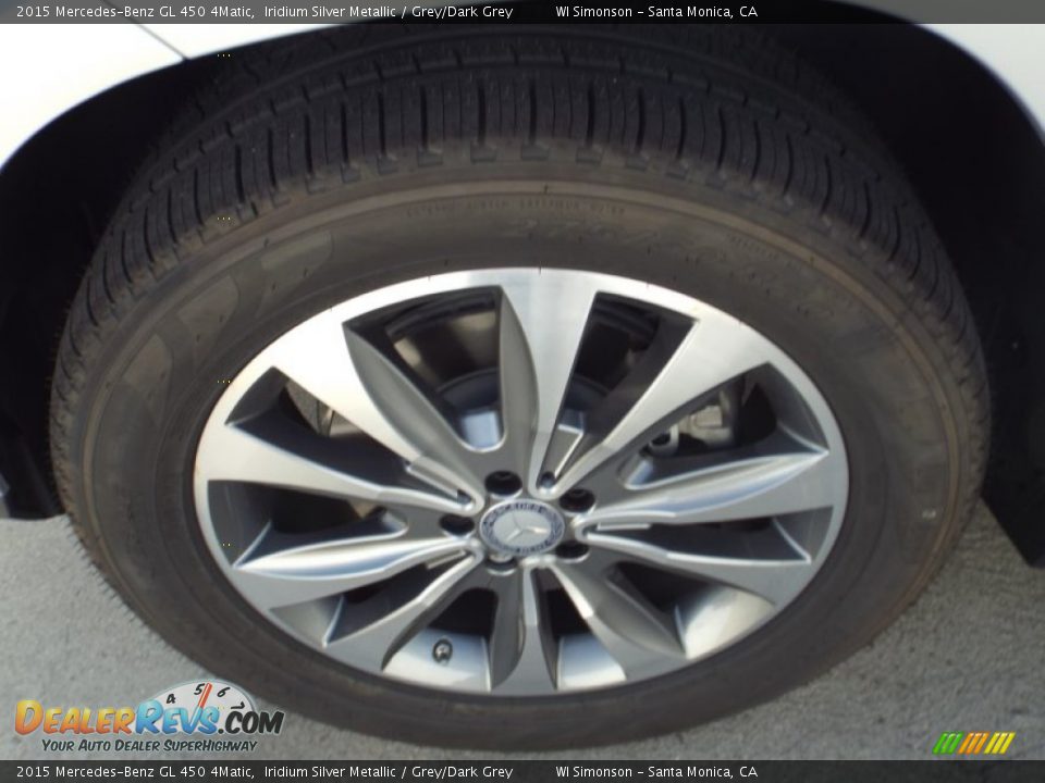2015 Mercedes-Benz GL 450 4Matic Iridium Silver Metallic / Grey/Dark Grey Photo #10