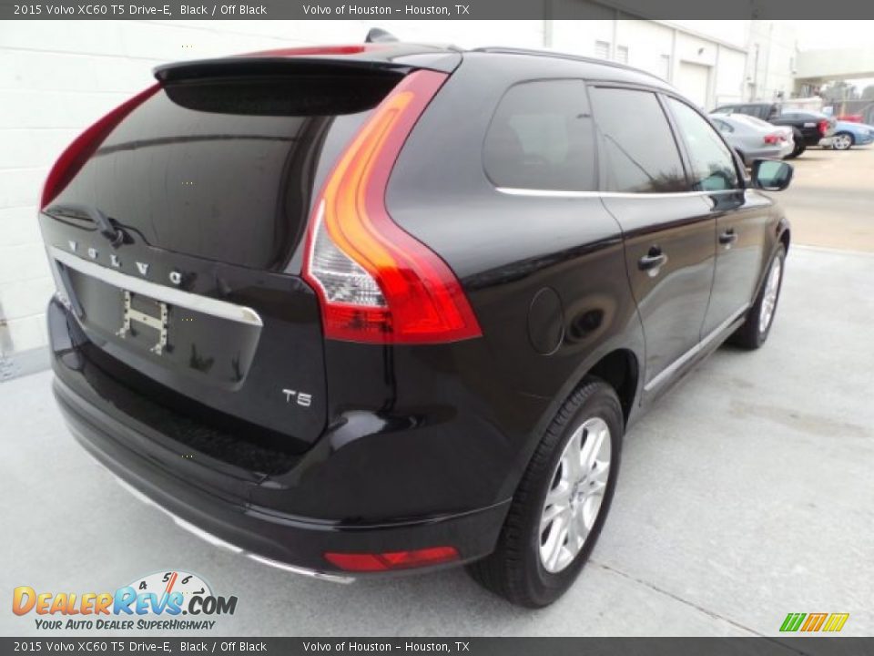 2015 Volvo XC60 T5 Drive-E Black / Off Black Photo #4