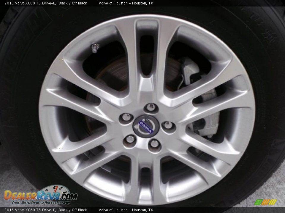 2015 Volvo XC60 T5 Drive-E Black / Off Black Photo #6