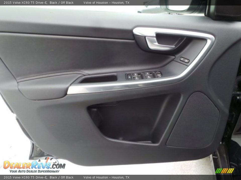2015 Volvo XC60 T5 Drive-E Black / Off Black Photo #7