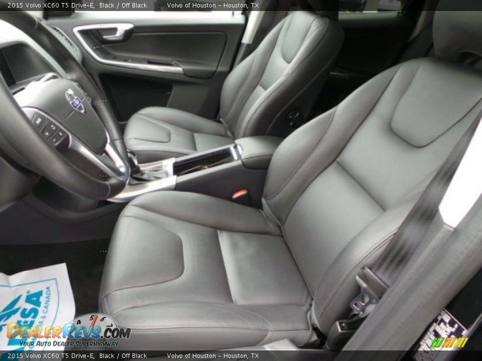 2015 Volvo XC60 T5 Drive-E Black / Off Black Photo #9