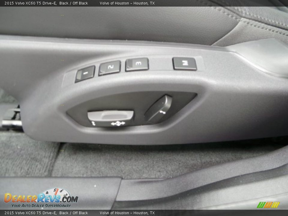 2015 Volvo XC60 T5 Drive-E Black / Off Black Photo #10