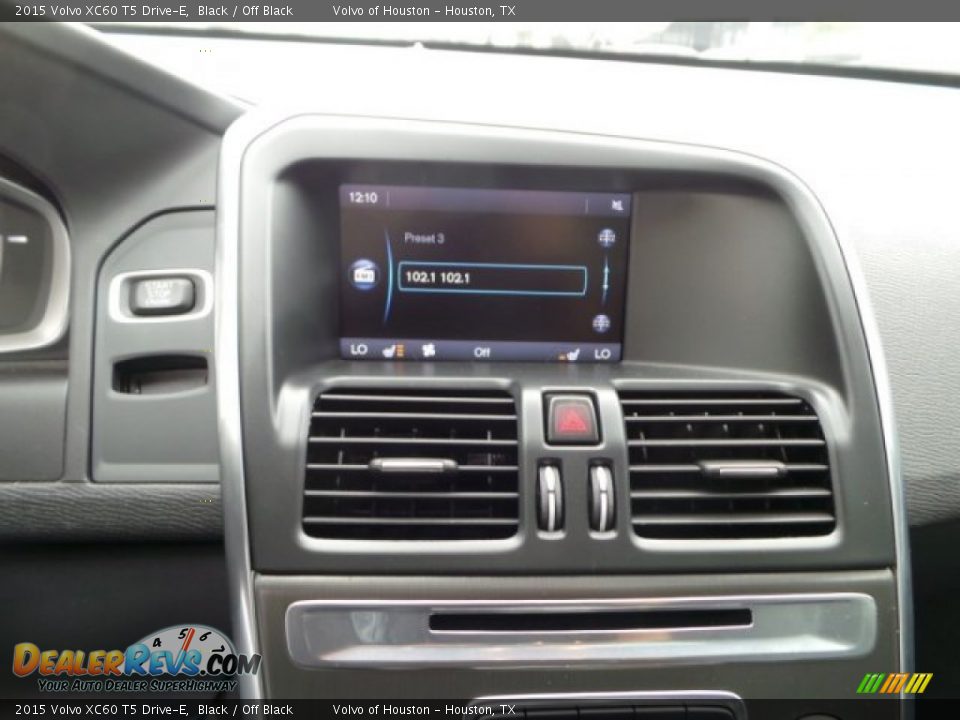 2015 Volvo XC60 T5 Drive-E Black / Off Black Photo #15