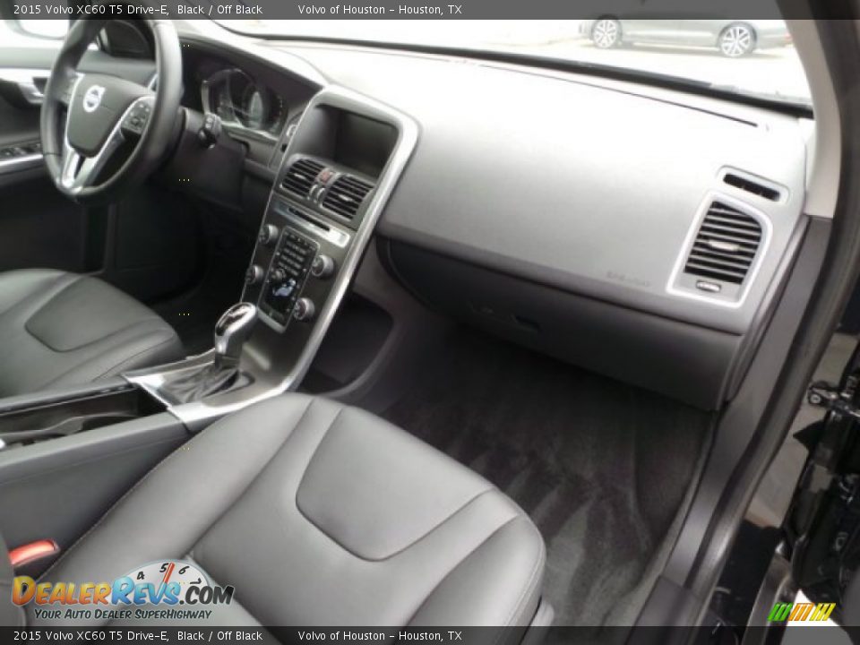 2015 Volvo XC60 T5 Drive-E Black / Off Black Photo #27