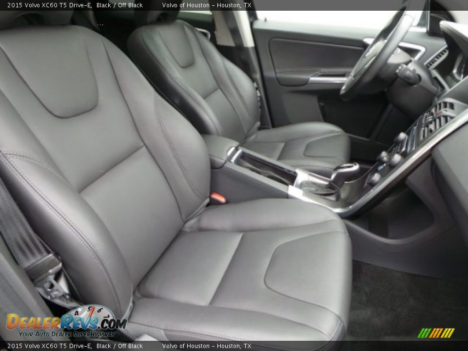 2015 Volvo XC60 T5 Drive-E Black / Off Black Photo #28