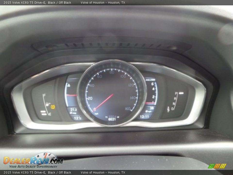 2015 Volvo XC60 T5 Drive-E Black / Off Black Photo #31