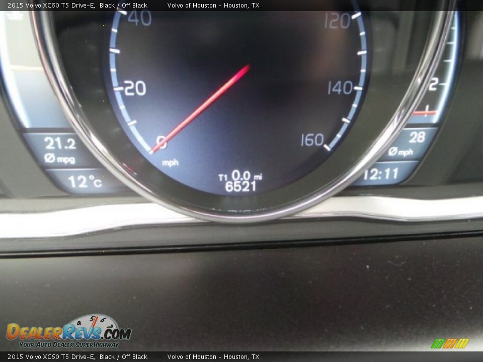 2015 Volvo XC60 T5 Drive-E Black / Off Black Photo #32