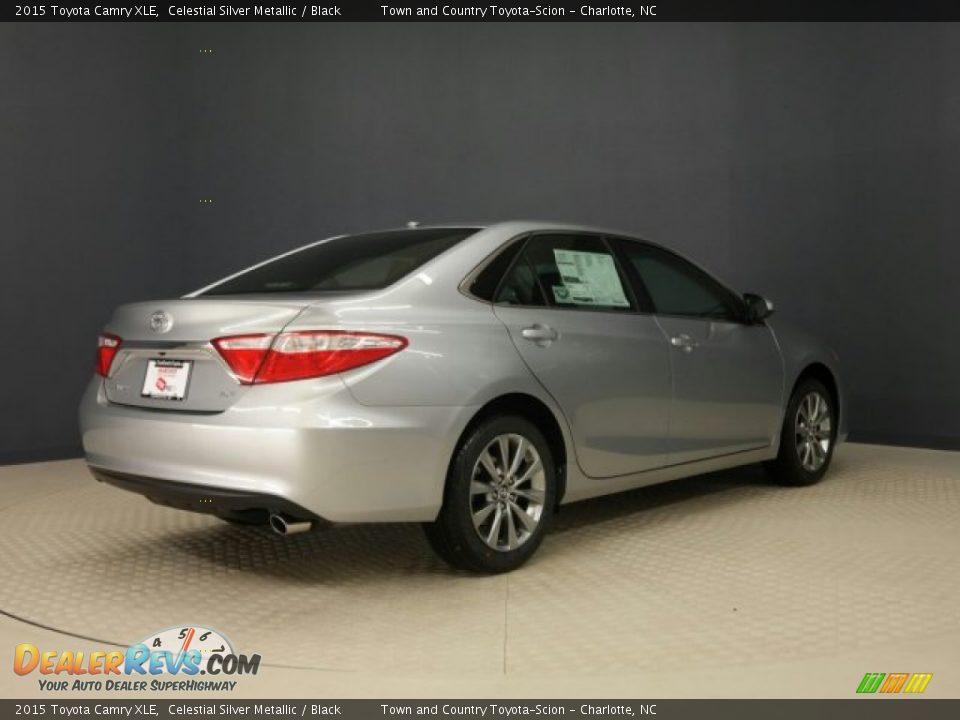 2015 Toyota Camry XLE Celestial Silver Metallic / Black Photo #8