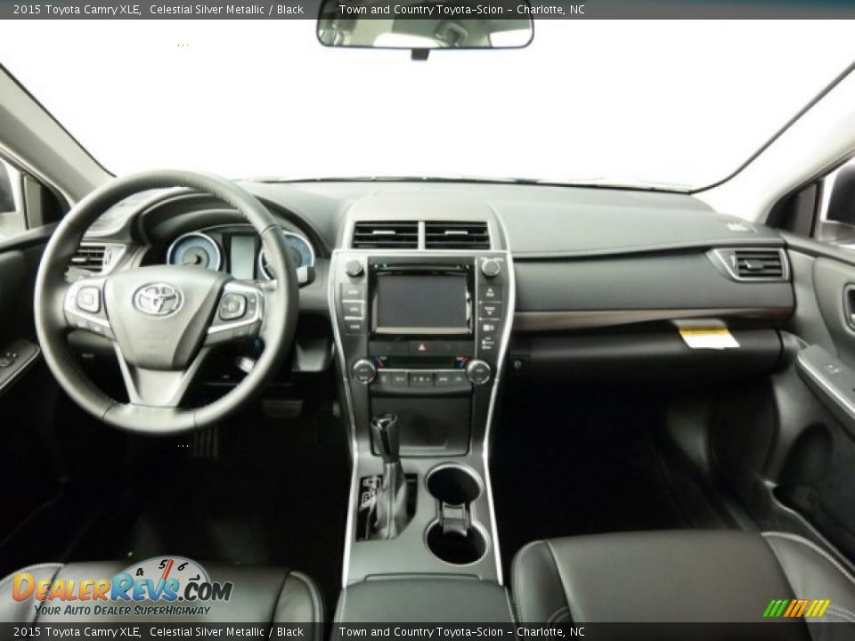 2015 Toyota Camry XLE Celestial Silver Metallic / Black Photo #17