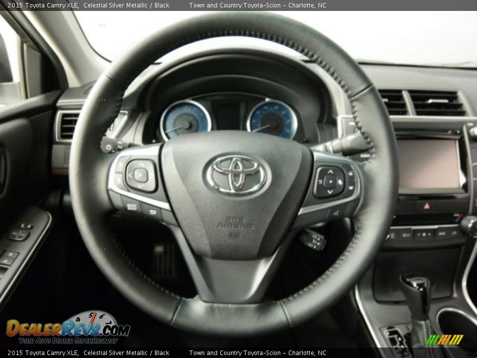 2015 Toyota Camry XLE Celestial Silver Metallic / Black Photo #21