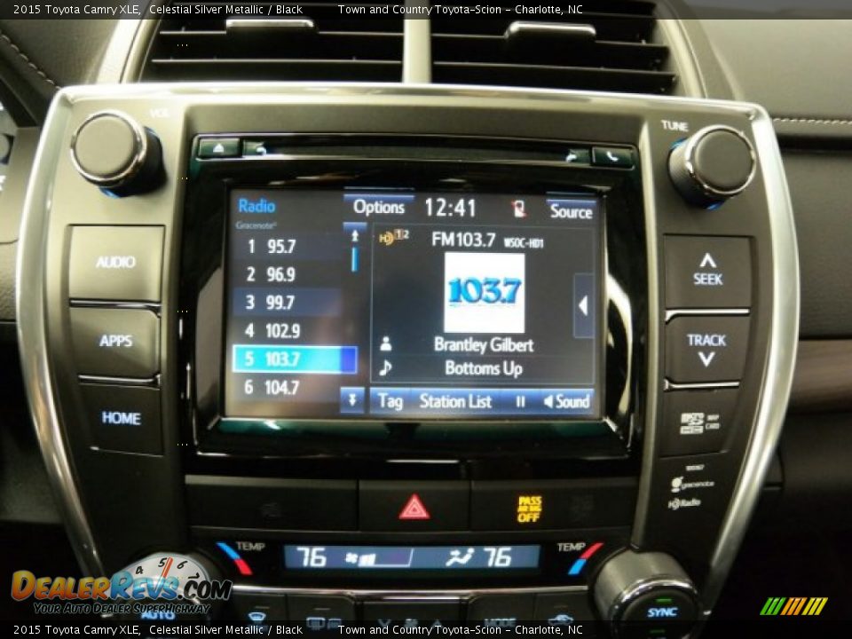 2015 Toyota Camry XLE Celestial Silver Metallic / Black Photo #31