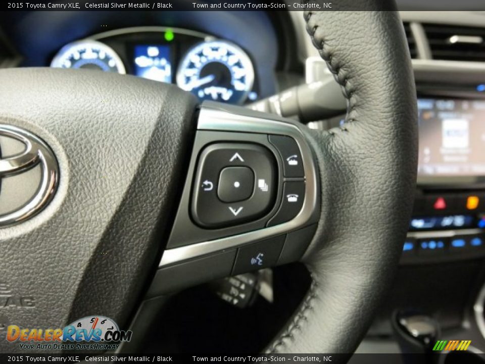 2015 Toyota Camry XLE Celestial Silver Metallic / Black Photo #33