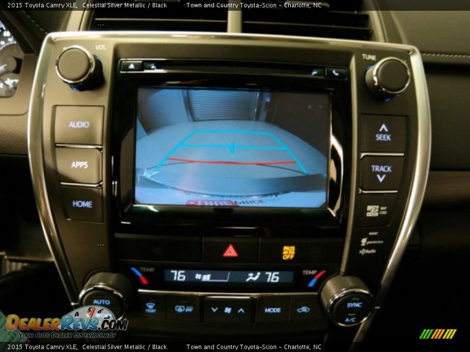 2015 Toyota Camry XLE Celestial Silver Metallic / Black Photo #35