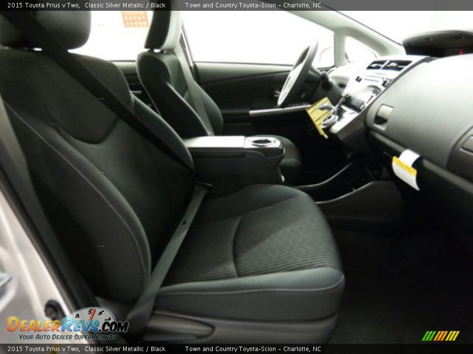 Front Seat of 2015 Toyota Prius v Two Photo #14