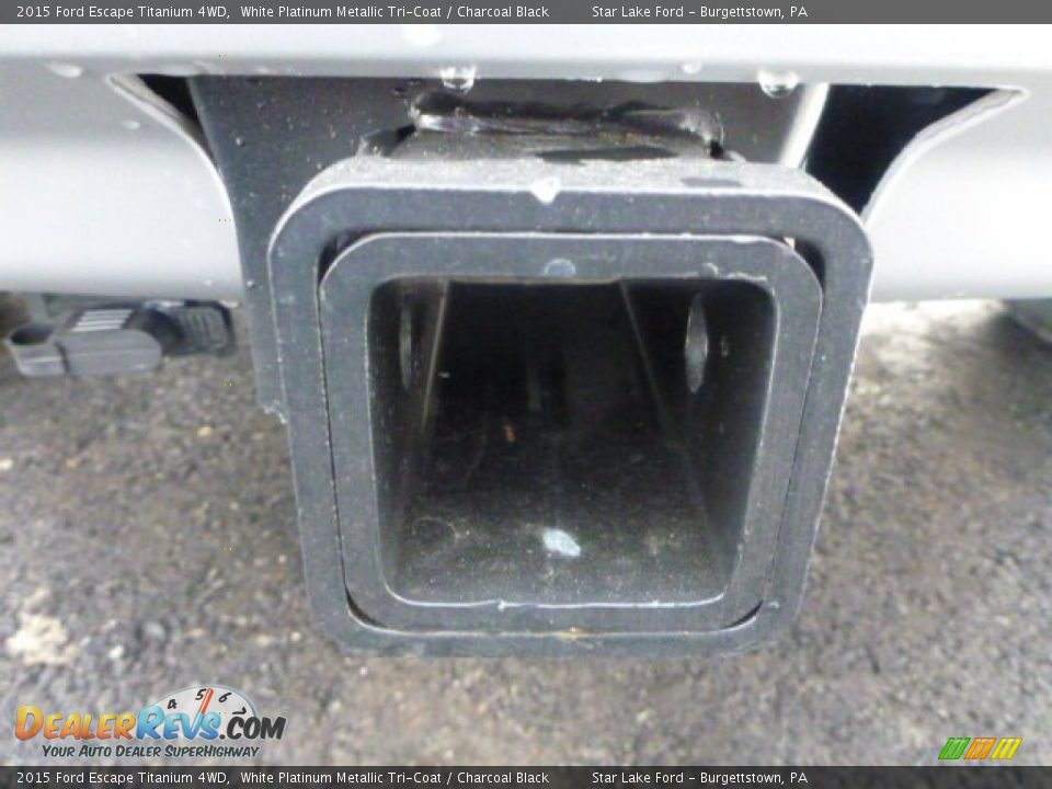 2015 Ford Escape Titanium 4WD White Platinum Metallic Tri-Coat / Charcoal Black Photo #5