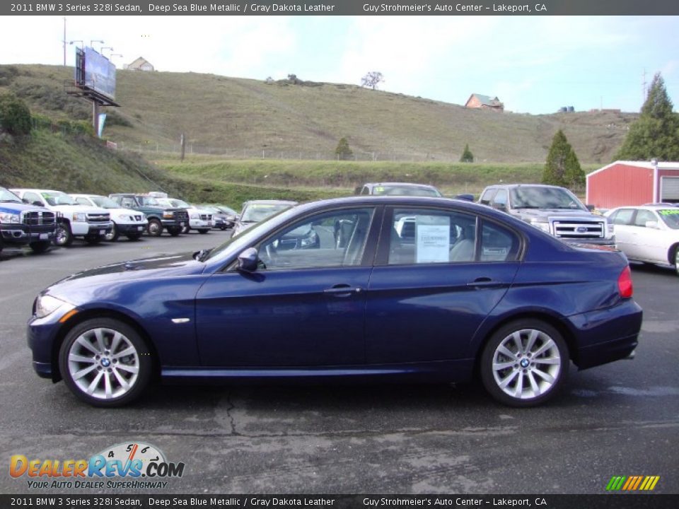 Deep Sea Blue Metallic 2011 BMW 3 Series 328i Sedan Photo #4