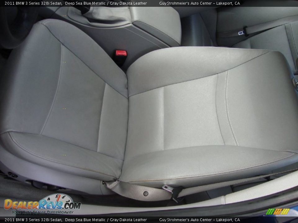 2011 BMW 3 Series 328i Sedan Deep Sea Blue Metallic / Gray Dakota Leather Photo #19