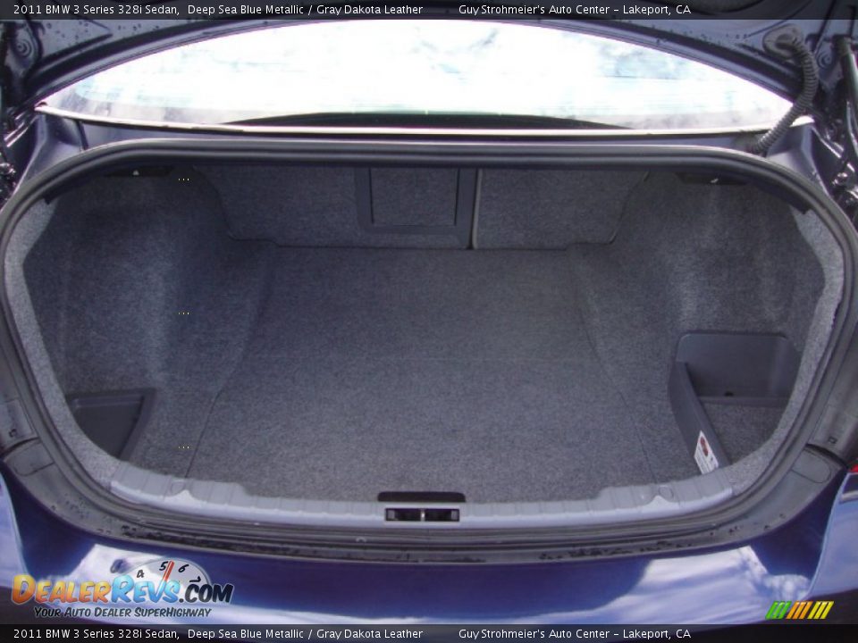 2011 BMW 3 Series 328i Sedan Deep Sea Blue Metallic / Gray Dakota Leather Photo #25