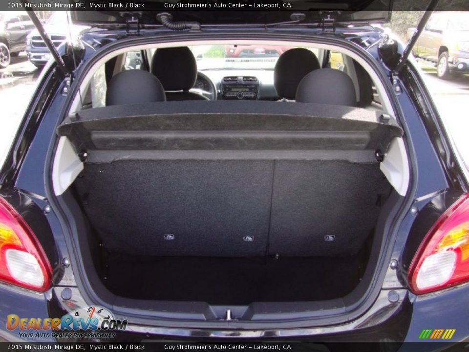 2015 Mitsubishi Mirage DE Mystic Black / Black Photo #24