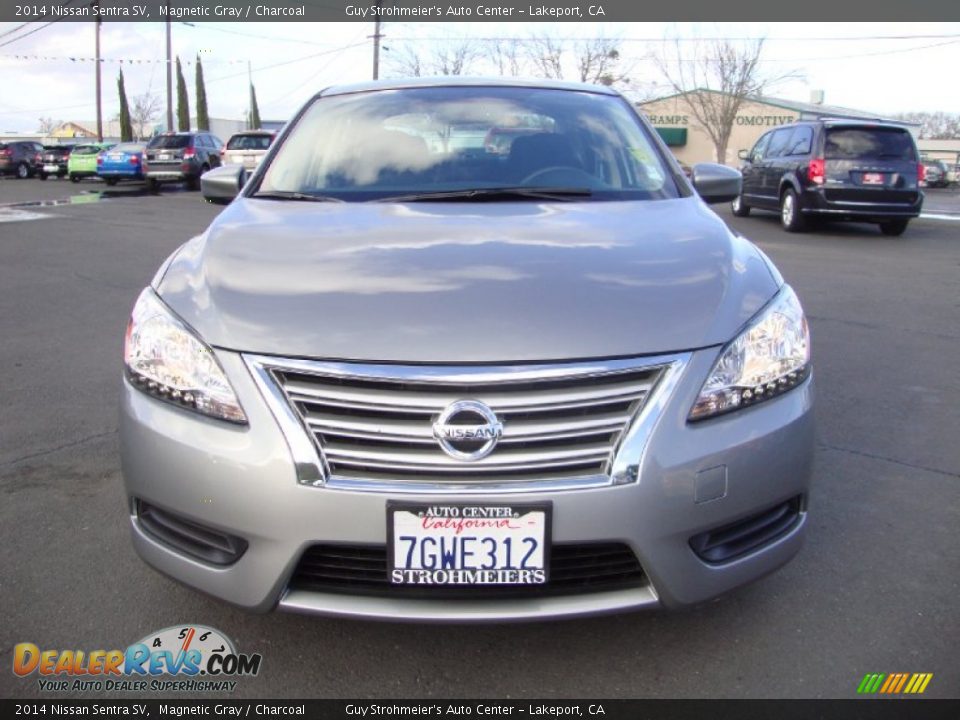 2014 Nissan Sentra SV Magnetic Gray / Charcoal Photo #2