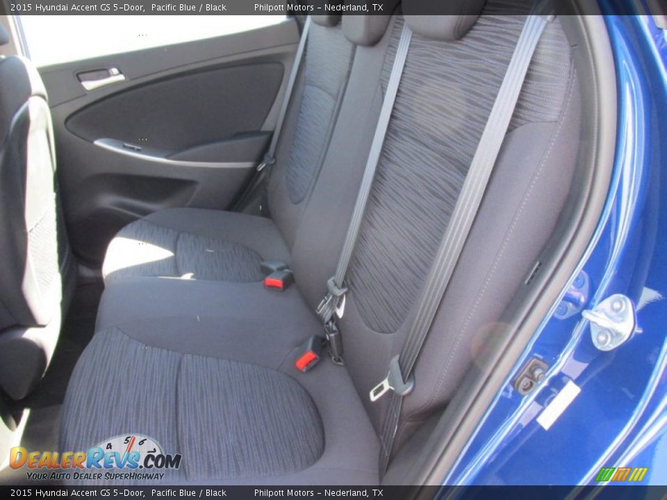 2015 Hyundai Accent GS 5-Door Pacific Blue / Black Photo #19