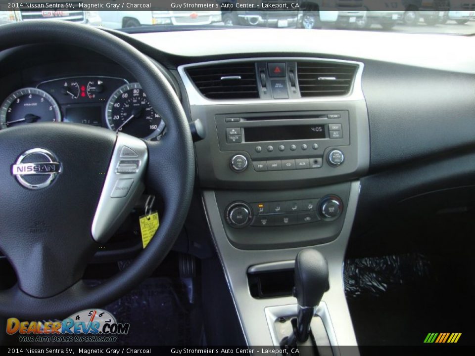 2014 Nissan Sentra SV Magnetic Gray / Charcoal Photo #14