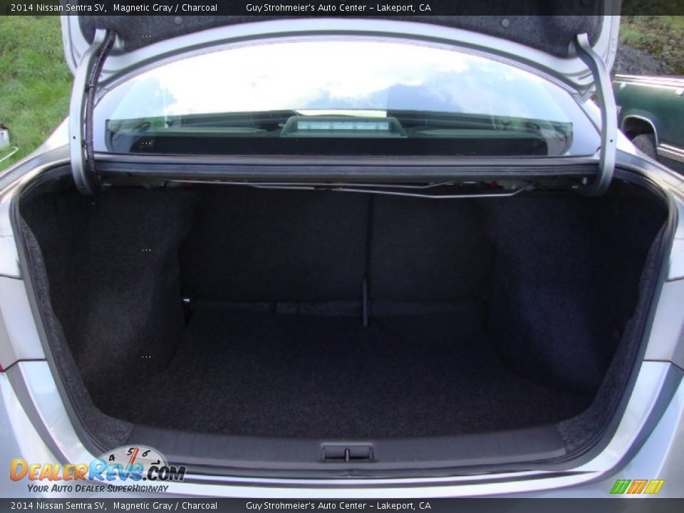 2014 Nissan Sentra SV Magnetic Gray / Charcoal Photo #24