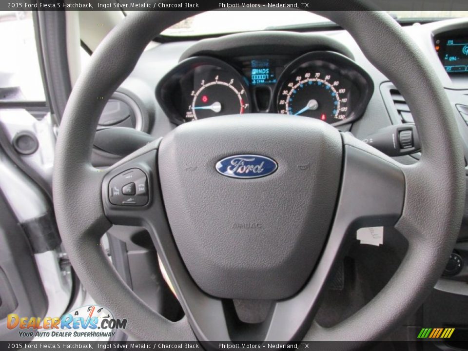 2015 Ford Fiesta S Hatchback Steering Wheel Photo #30